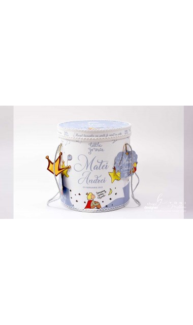 Trusou de botez cu broderie personalizata pentru baieti, Micul print, Le petit prince  16